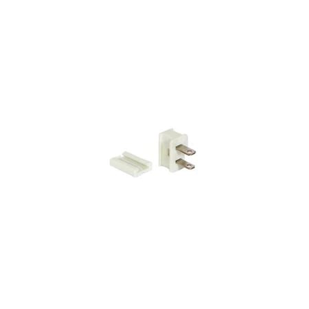 Vickerman Vickerman 31751095 White Male Quick Zip Plug For SPT-1 18 Wire Gauge - 8 Amps 31751095